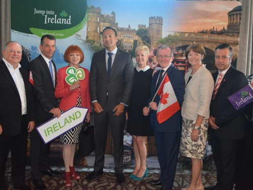 Irish P.M. welcomed to Toronto