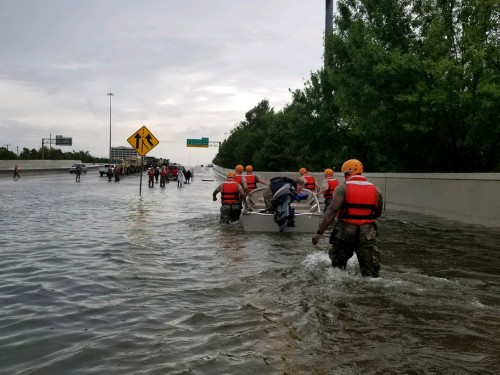 Harvey cancels flights, diverts cruise ships