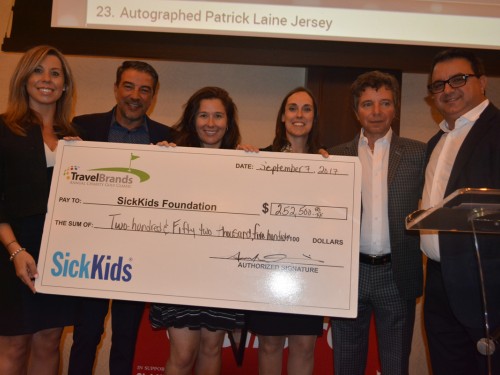 TravelBrands raises $252,500 for SickKids