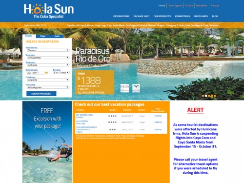 Hola Sun provides Cuba hotel update