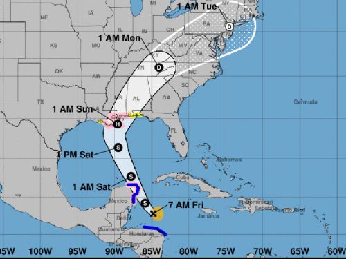 Mexico, U.S. bracing for Nate