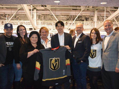 Vegas Golden Knights hit the ice in Toronto