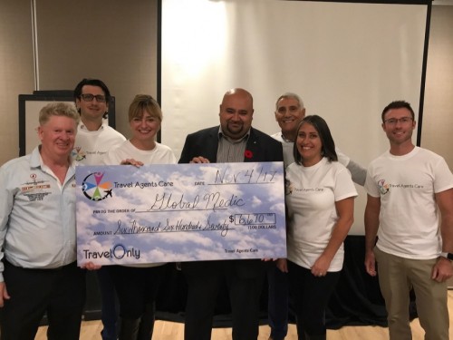 Travel Agents Care raise more than $6,700 for Global Medic
