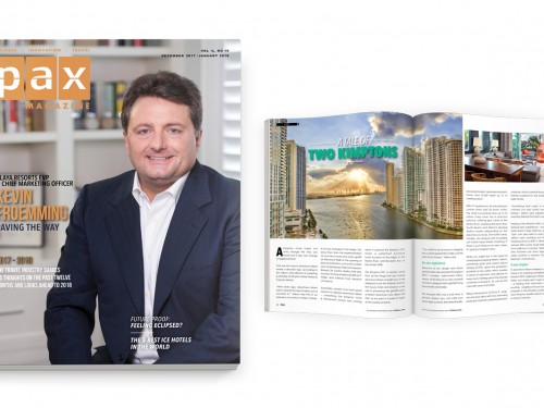 Playa Resorts' Kevin Froemming featured in PAX's Dec/Jan issue