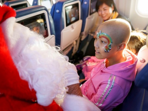 Air Transat's Flights in Search of Santa spreads holiday cheer for sick children
