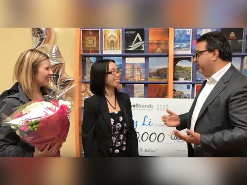 [VIDEO] TravelBrands awards its 1 million Loyalty Rewards points winner