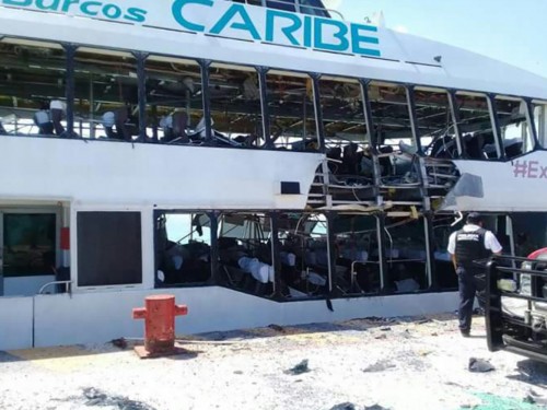 Conflicting reports in Playa del Carmen ferry explosion