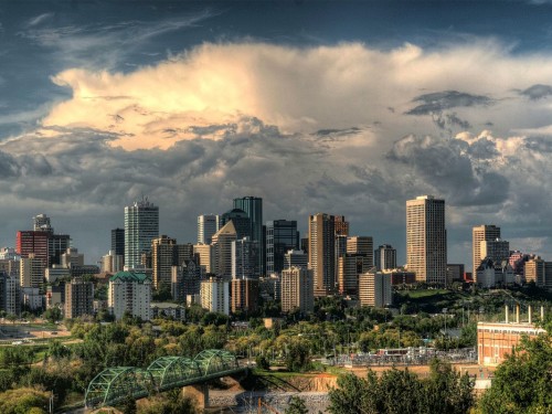 Air Canada flying Edmonton to San Francisco