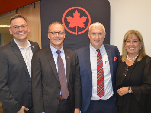 Air Canada celebrates new roles for Bureau & MacLeod
