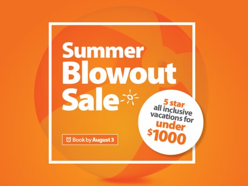 Sunwing's summer blowout sale offers five-star trips for less than $1,000