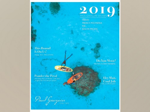 Paul Gauguin's newest 74-page brochure has arrived