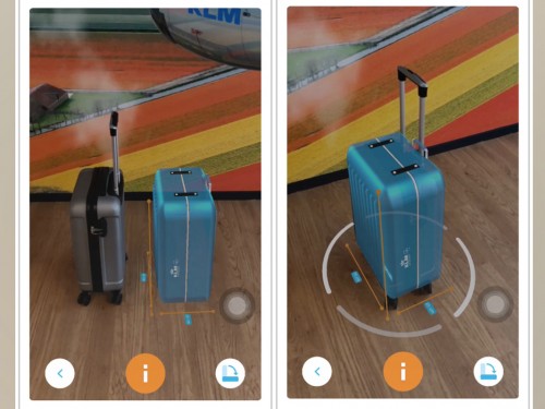 KLM's new virtual suitcase scanner helps passengers pack right