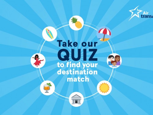 Click to Win a vacation down south with Air Transat