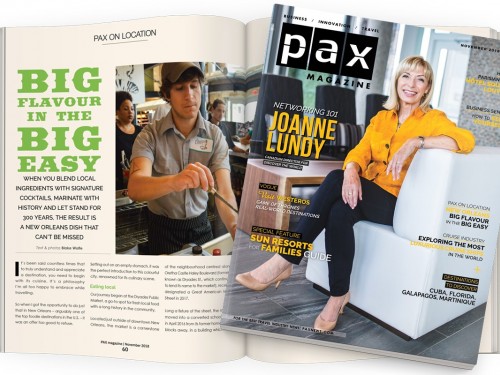 PAX's November issue has something every agent needs to sell more south