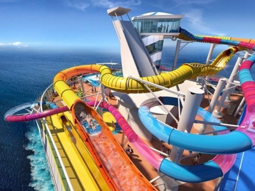 RCI's Navigator of the Seas is getting the longest water slide at sea