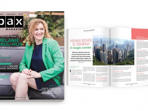 Atout France's Melanie Paul-Hus featured in the latest PAX magazine