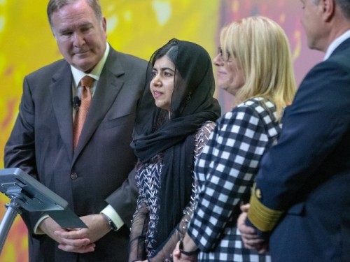 Celebrity Edge joins the fleet after naming ceremony with Malala Yousafzai