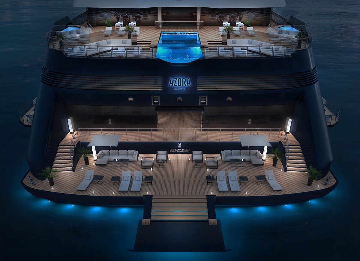 And the name of Ritz-Carlton's first yacht is...