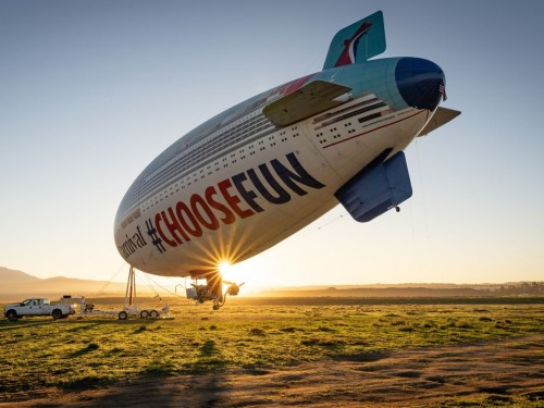 Post a pic of the Carnival AirShip for your chance to win big!