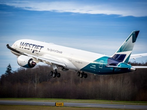 WestJet's first Boeing 787 Dreamliner has arrived