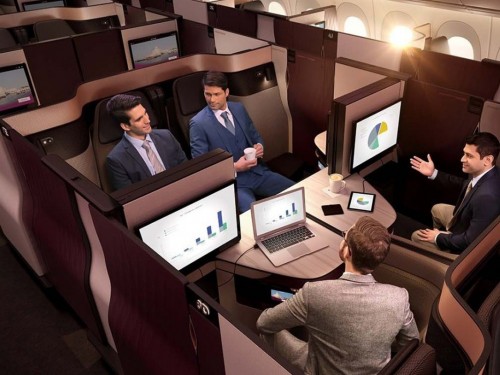 EXCLUSIVE: PAX tests Qatar Airways' new QSuite