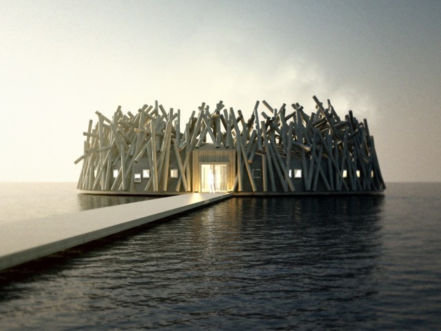 PHOTOS: A floating spa hotel is opening this year