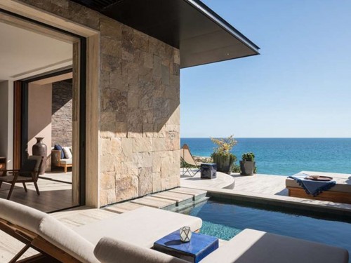 A new luxury beachfront property is opening in Los Cabos