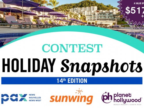 The PAX-Sunwing Holiday Snapshots contest is back