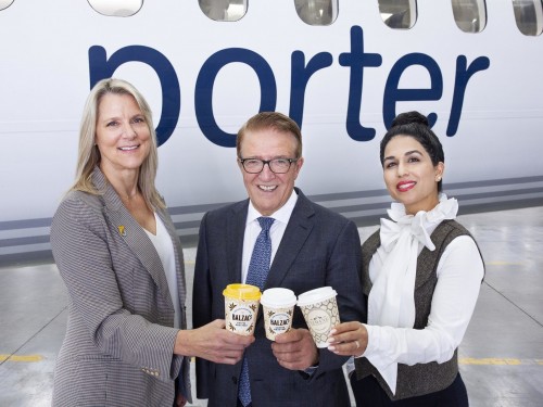 Porter now serving Balzac's coffee & Sloane teas