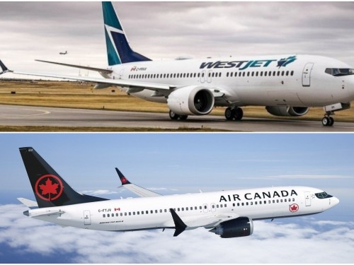 Air Canada & WestJet remove 737 MAX from schedules through June