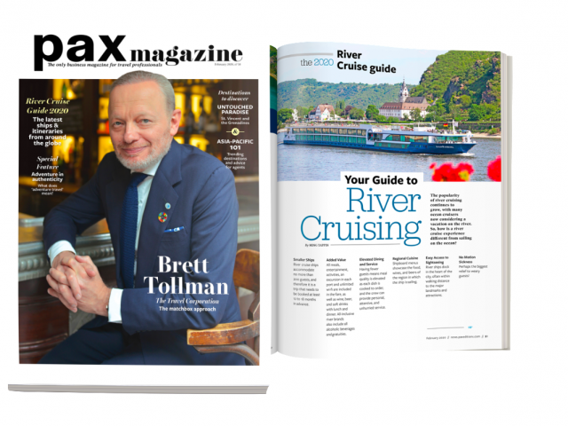 February’s PAX magazine features TTC's Brett Tollman, plus a new look!