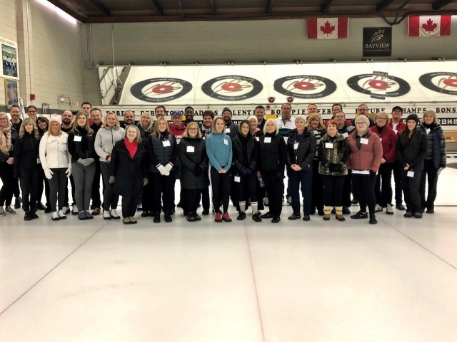 Partners take to the ice for CWT's 6th annual curling bonspiel