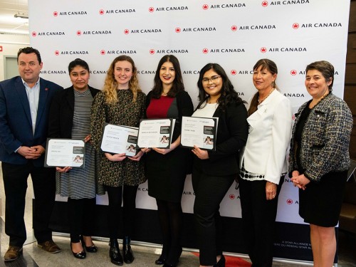 Air Canada awards 4 young women with inaugural Captain Judy Cameron Scholarship
