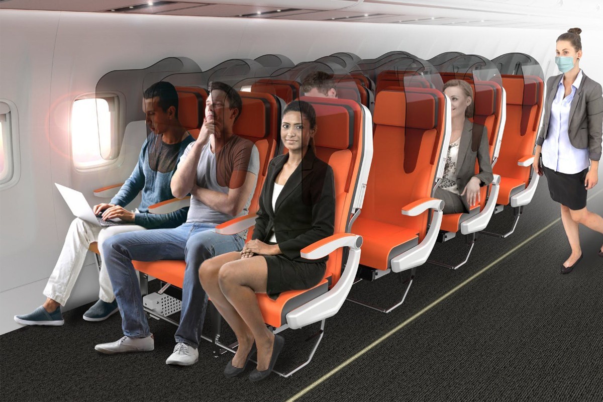 Is this how airplane seats will look after COVID-19?