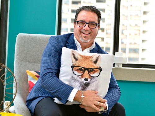 VIDEO: Backstage at Frank DeMarinis' photoshoot for PAX magazine's April 2020 issue!