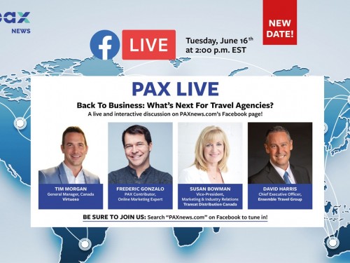 What's next for travel agencies? FB Live: today (June 16), 2 p.m. EST