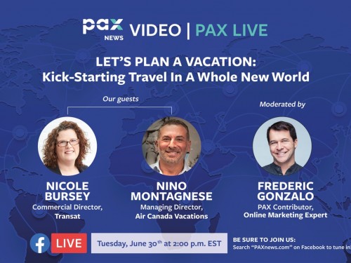 Let's plan a vacation: kick-starting travel in a whole new world. FB live today: (June 30, 2 p.m., EST)