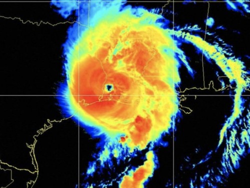 "Unsurvivable" wall of water slams Louisiana as Hurricane Laura makes landfall