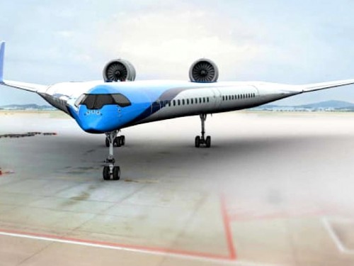 KLM's futuristic "Flying-V" airplane makes successful maiden flight