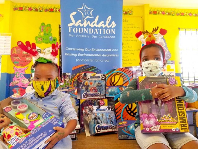 Sandals Foundation, Hasbro deliver 10,000+ toys to children in need