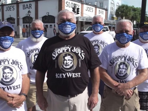 VIDEO: Florida Keys uses Ernest Hemingway look-alikes to encourage mask wearing