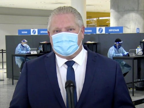 Ford to announce mandatory COVID-19 testing at Ontario airports & border crossings: report