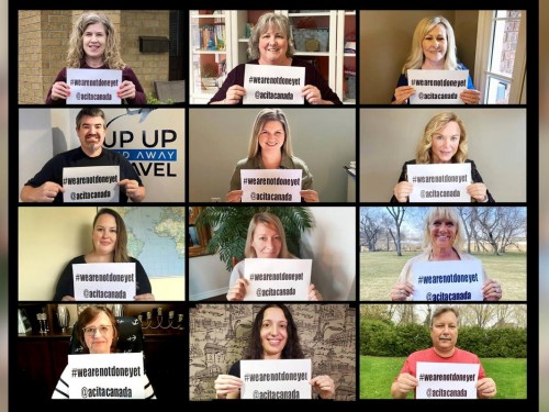 #WeAreNotDoneYet: ACITA social media campaign urges travel advisors to keep fighting