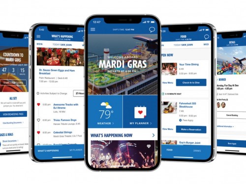 Carnival expands HUB App to include food/drink features, health & safety info