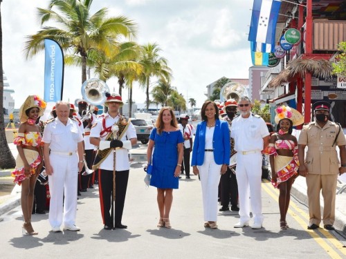 Crystal celebrates resumption of ocean cruising in the Bahamas