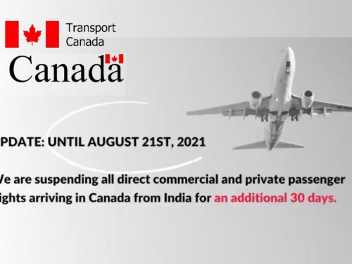 Flights from India banned (at least) until August 21