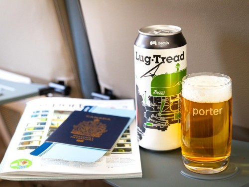 Porter toasts Beau’s Brewing Co. as new in-flight beer partner