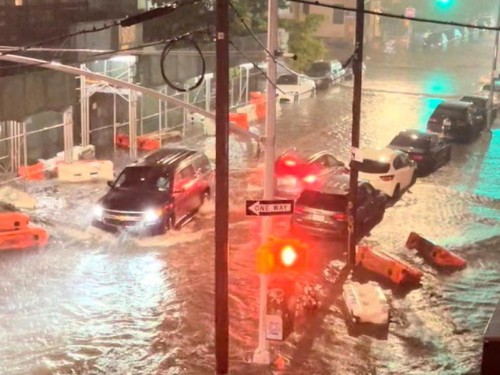 NYC issues travel ban as “historic” rain floods subways, streets