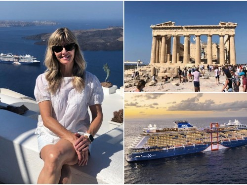 VIDEO: Brenda Lynne Yeomans reports from Celebrity Apex in Greece