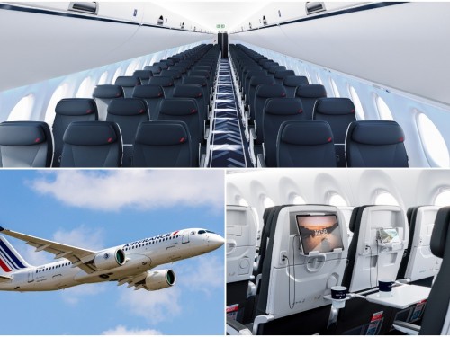 PHOTOS: Air France unveils first Airbus A220-300